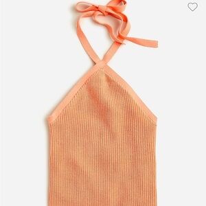 J. Crew Cotton-Blend Halter Sweater-Tank